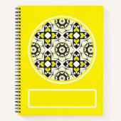 万華鏡のように千変万化するパターン第4巻 ノートブック (正面)