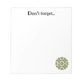 万華鏡のように千変万化するパターン第8巻 ノートパッド (正面)