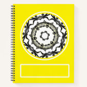 万華鏡のように千変万化するパターン第8巻 ノートブック (正面)