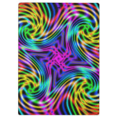 万華鏡のように千変万化するパターン線 クリップボード (裏面)
