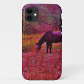 万華鏡のように千変万化するパターン色田の馬 Case-Mate iPhoneケース (裏面)