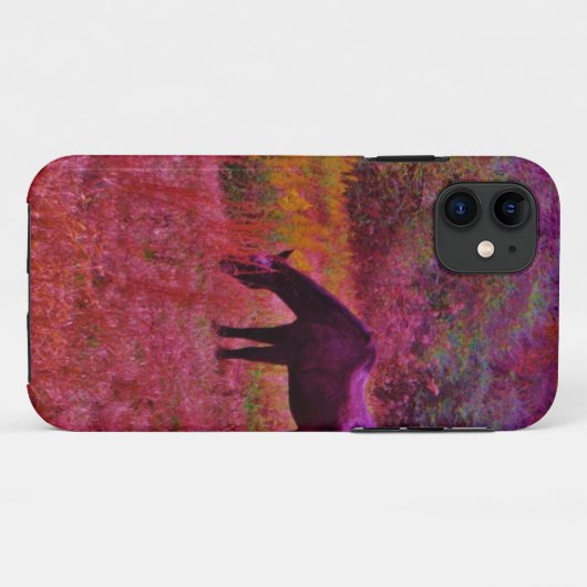 万華鏡のように千変万化するパターン色田の馬 Case-Mate iPhoneケース (裏面(横))