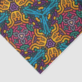 万華鏡のように千変万化するパターン花ティッシュペーパー 薄葉紙 (詳細)