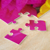 万華鏡のように千変万化するパターン花パズル ジグソーパズル (側面)