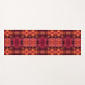 万華鏡のように千変万化するパターン花(リバーシブル) ヨガマット (正面(横))