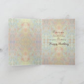 万華鏡のように千変万化するパターン誕生日カード カード (内部)