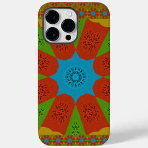 万華鏡のように千変万化するパターン開花鮮やかAアフリカプリント色 Case-Mate iPhone 14 PRO MAXケース