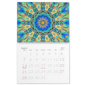 万華鏡のように千変万化するパターン12ヶ月壁 カレンダー (3月 2027)