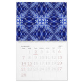 万華鏡のように千変万化するパターン12ヶ月壁 カレンダー (2月 2027)