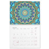 万華鏡のように千変万化するパターン12ヶ月壁 カレンダー (1月 2027)