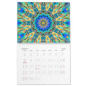 万華鏡のように千変万化するパターン12ヶ月壁 カレンダー (3月 2026)
