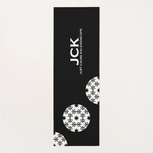 万華鏡のように千変万化するパターン14巻 ヨガマット (裏面)