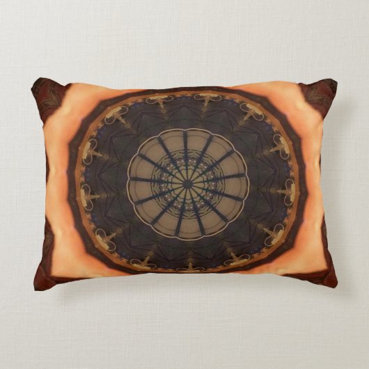 万華鏡のように千変万化するパターン1 アクセントクッション (正面)