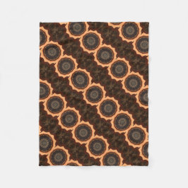 万華鏡のように千変万化するパターン1 フリースブランケット