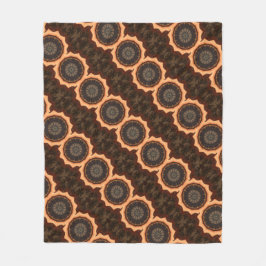 万華鏡のように千変万化するパターン1 フリースブランケット