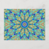 万華鏡のように千変万化するパターン2013カレンダーはがき ポストカード (正面)