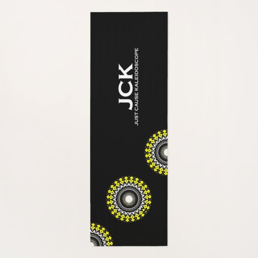 万華鏡のように千変万化するパターン25巻 ヨガマット (裏面)