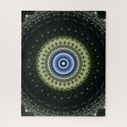 万華鏡のように千変万化するパターン5 ジグソーパズル (縦)