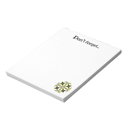 万華鏡のように千変万化するパターン6巻 ノートパッド (回転)