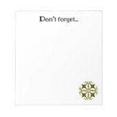 万華鏡のように千変万化するパターン6巻 ノートパッド (正面)