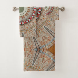 万華鏡のように千変万化するパターン6 バスタオルセット