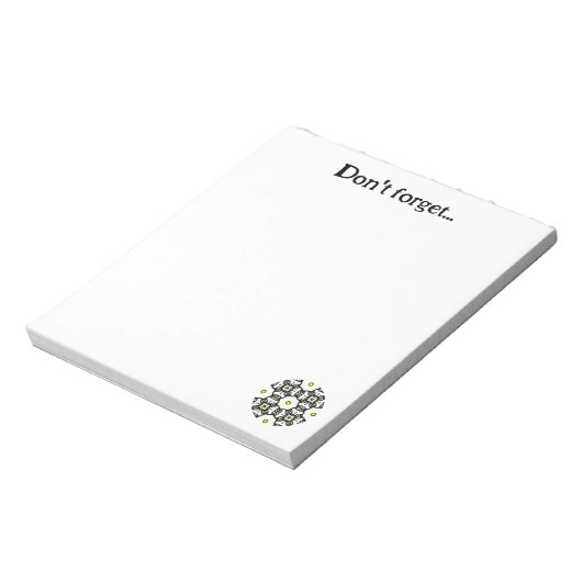 万華鏡のように千変万化するパターン・アート11巻 ノートパッド (回転)