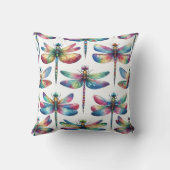 万華鏡のように千変万化するパターン クッション (裏面)