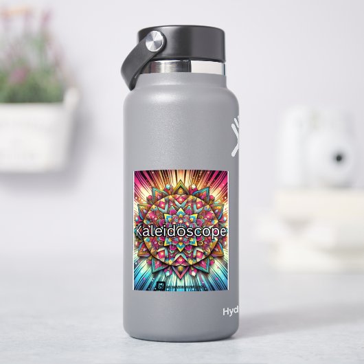 万華鏡のように千変万化するパターン シール (HydroFlask)