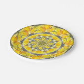 万華鏡のように千変万化するパターン ペーパープレート (アングル)