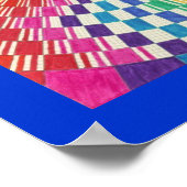 万華鏡のように千変万化するパターン ポスター (角)