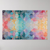 万華鏡のように千変万化するパターン ポスター (正面)