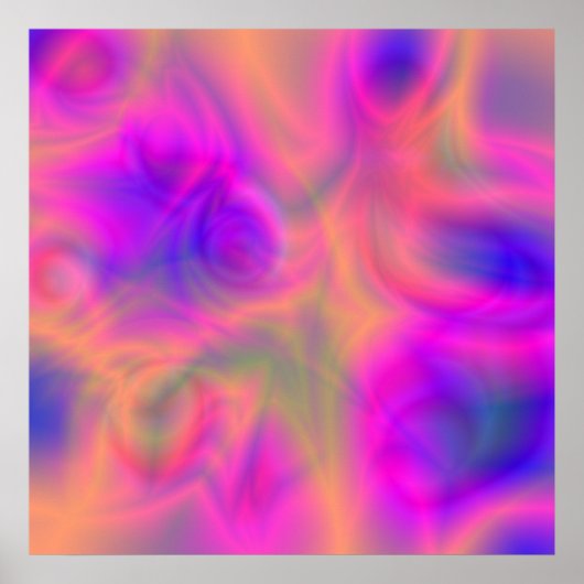 万華鏡のように千変万化するパターン ポスター (正面)