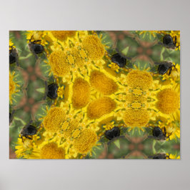 万華鏡のように千変万化するパターン ポスター