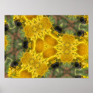 万華鏡のように千変万化するパターン ポスター