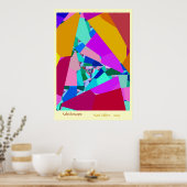 万華鏡のように千変万化するパターン ポスター (キッチン)