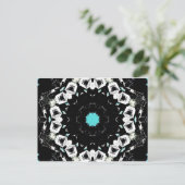 万華鏡のように千変万化するパターン ポストカード (スタンド正面)