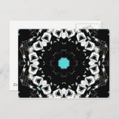 万華鏡のように千変万化するパターン ポストカード (正面/裏面)