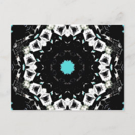 万華鏡のように千変万化するパターン ポストカード