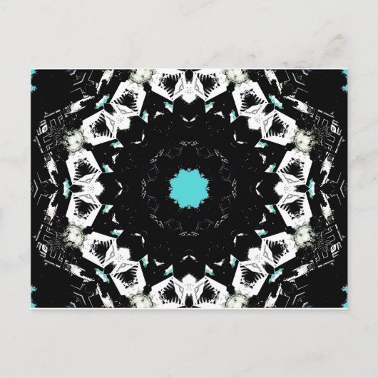 万華鏡のように千変万化するパターン ポストカード (正面)