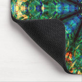 万華鏡のように千変万化するパターン マウスパッド (コーナー)