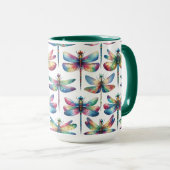 万華鏡のように千変万化するパターン マグカップ (正面右)