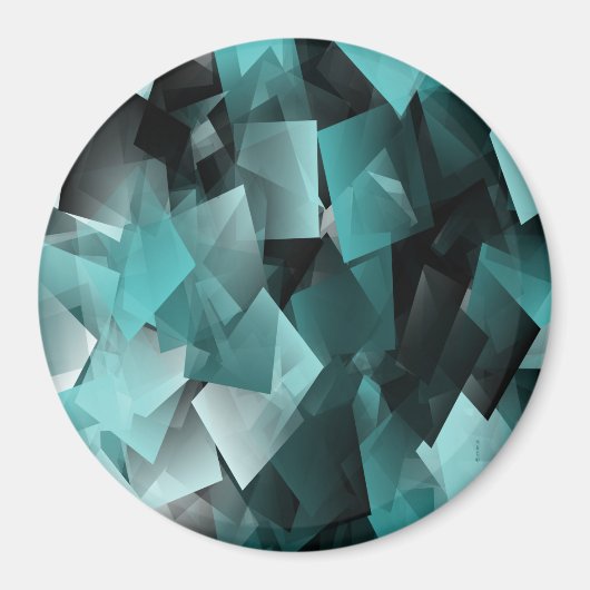 万華鏡のように千変万化するパターン... マグネット (正面)