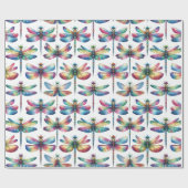 万華鏡のように千変万化するパターン ラッピングペーパー (フラット)