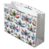 万華鏡のように千変万化するパターン ラージペーパーバッグ (裏面アングル)