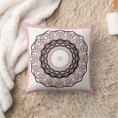 万華鏡のように千変万化するパターン、曼荼羅 クッション (ブランケット)