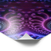 万華鏡のように千変万化するパターン（骨）突起ハート フォトプリント            (角)