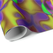 万華鏡のように千変万化するパターン（骨）突起フラクタルアート – II ラッピングペーパー (ロールコーナー)