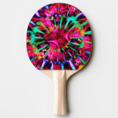 万華鏡のように千変万化するパターン(骨)突起フラクタルI 卓球ラケット (裏面)