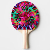 万華鏡のように千変万化するパターン(骨)突起フラクタルI 卓球ラケット (正面)