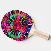 万華鏡のように千変万化するパターン(骨)突起フラクタルI 卓球ラケット (横)